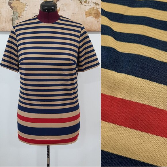 Vtg 60s fitted zipper back top - Leslie Pennington brand - Picture 1 of 9